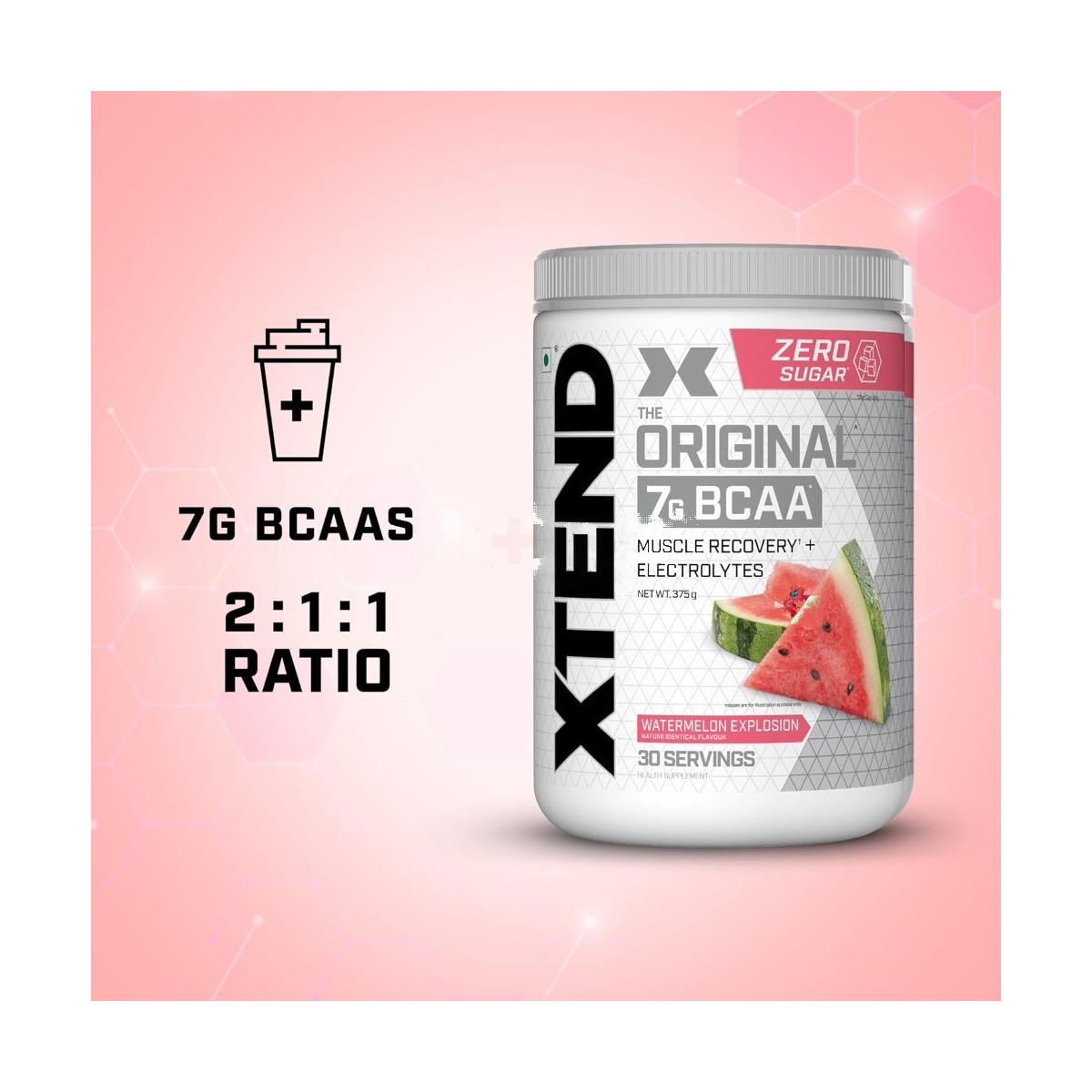 Xtend Original BCAA Powder Amino Acid with L Glutamine & Electrolytes 375g