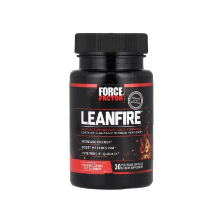 Force Factor, LeanFire®, Fast Acting Weight Loss Formula, 30 Vegetable Capsules