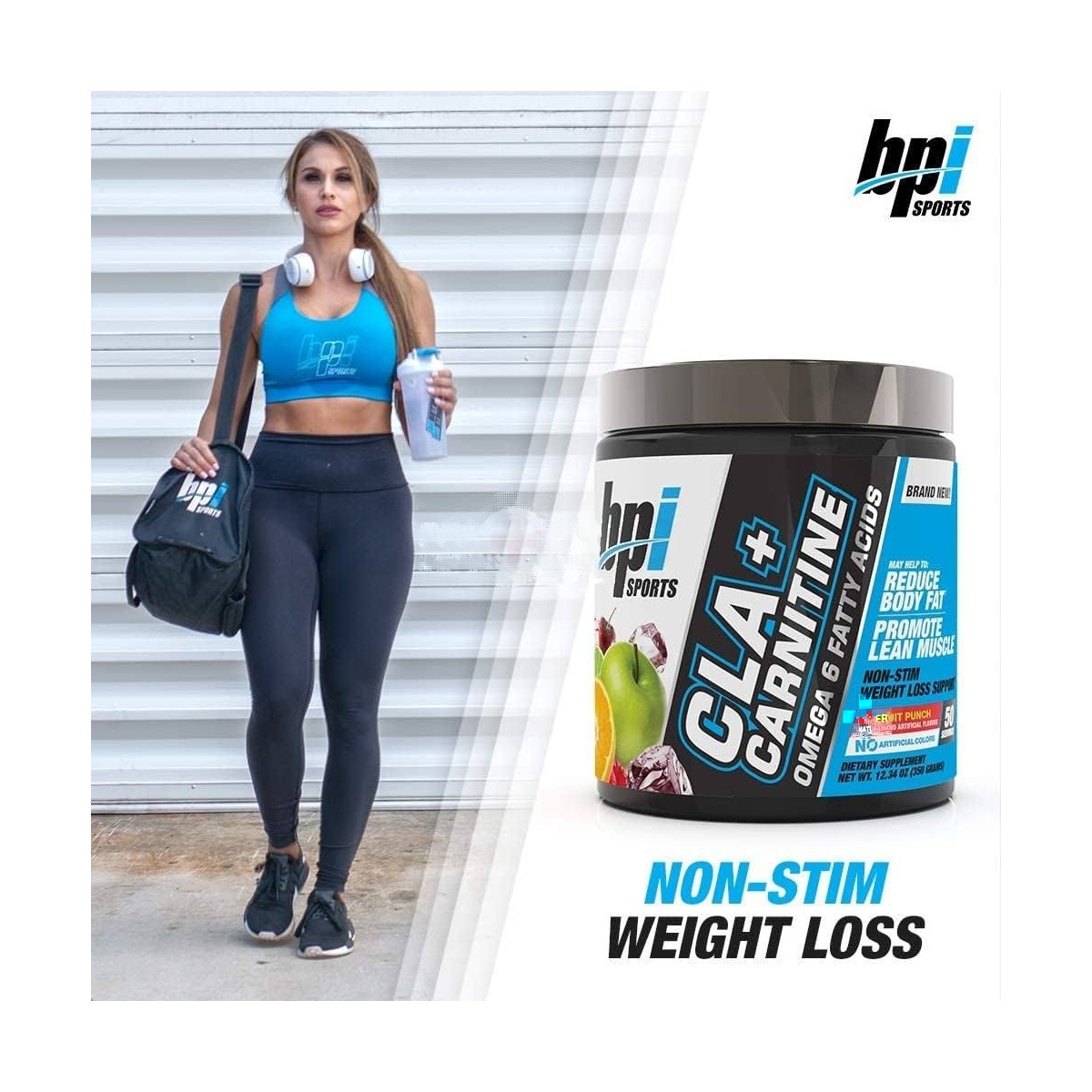 BPI CLA+Carnitine, Fruit Punch, 50 Serving