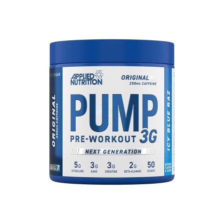 Applied Nutrition Pump Pre-Workout 3G Icy Blue Raz 375gm