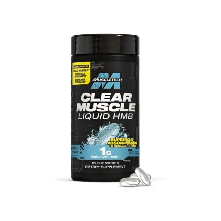 MuscleTech Clear Muscle Liquid HMB - 1 g - 42 Liquid Softgels