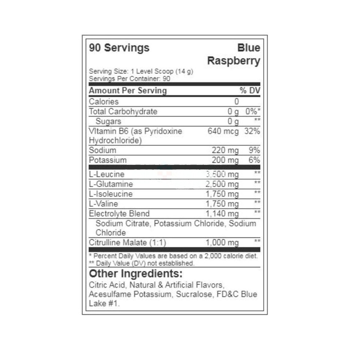 XTEND BCAA, Blue Raspberry Ice Protein Powder - 90 Serving