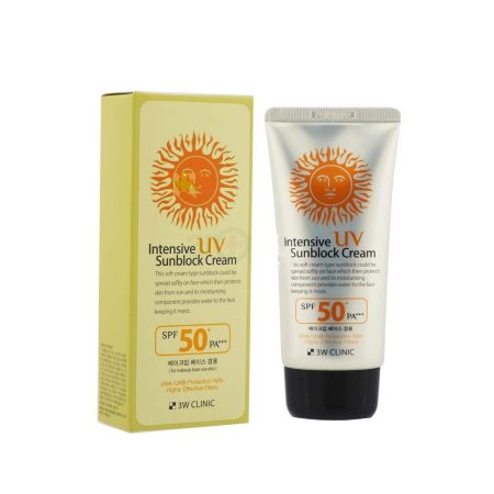 3W Clinic Intensive UV Sunblock Cream with SPF50+ PA+++ 70ml