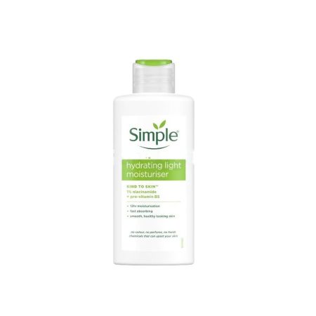 Simple Kind to Skin Hydrating Light Moisturiser with Vitamin B5+E & Niacinamide 125ml