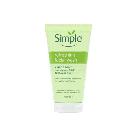 Simple Kind to Skin Refreshing Facial Wash with Vitamin B5+E 150ml (official)