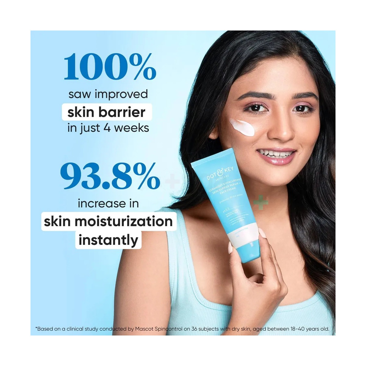 Dot & Key Ceramides & Hyaluronic Barrier Repair Moisturizer pH 5.5 100g