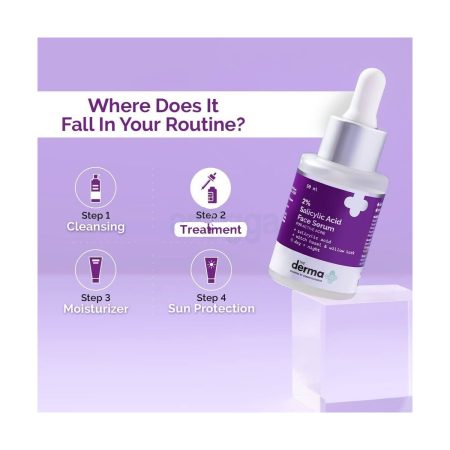 The Derma Co 2% Salicylic Acid Face Serum for Active Acne