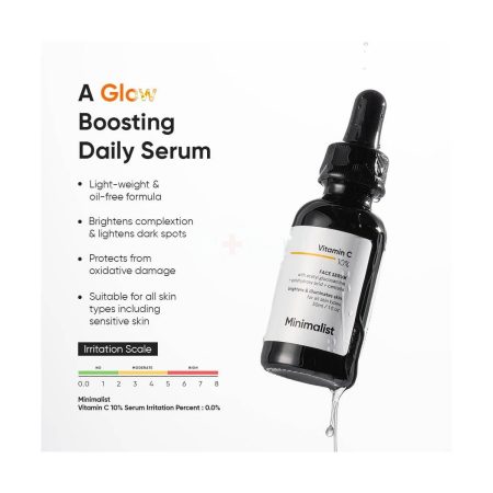 Minimalist Vitamin C 10% Face Serum for All Skin Types 30ml