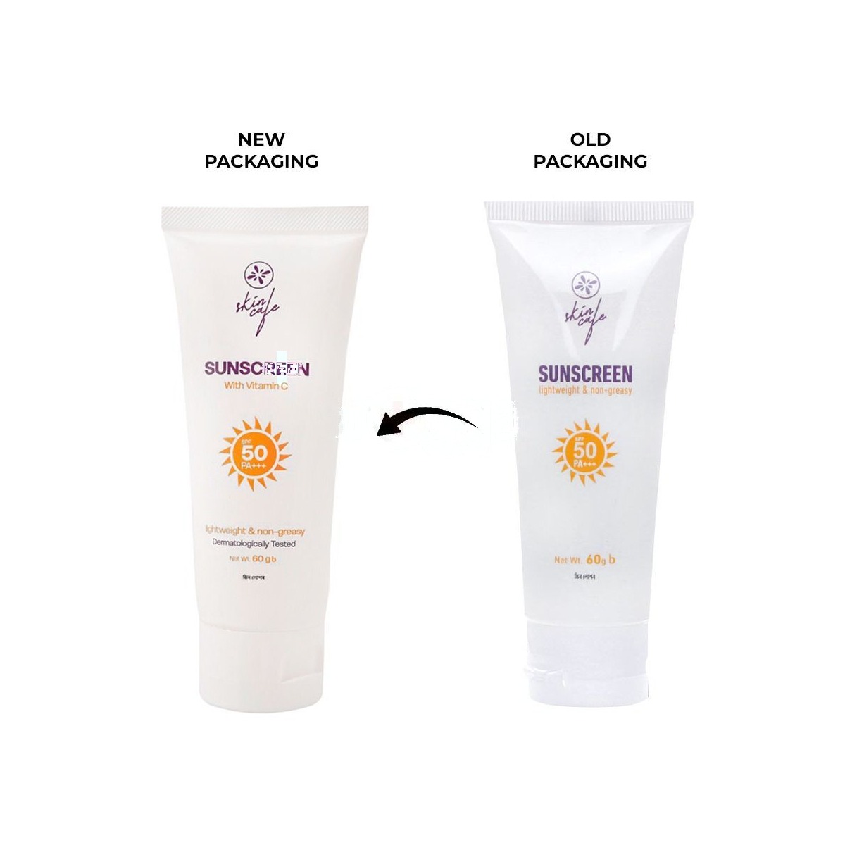 Skin Cafe Sunscreen SPF 50 PA+++ 60g