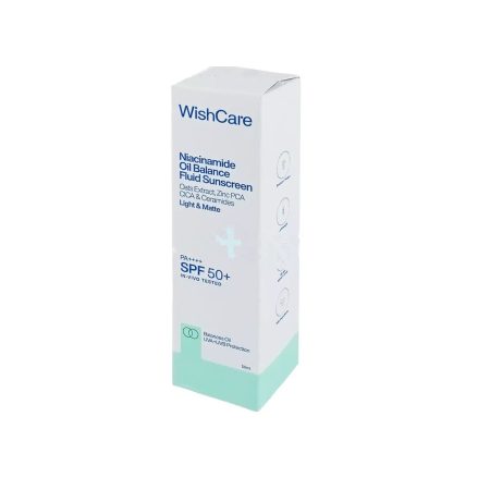 WishCare 5% Niacinamide Oil Balance Fluid Light & Matte Sunscreen SPF 50+ PA++++