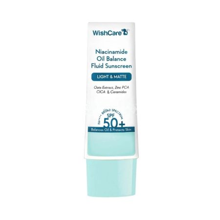 WishCare 5% Niacinamide Oil Balance Fluid Light & Matte Sunscreen SPF 50+ PA++++