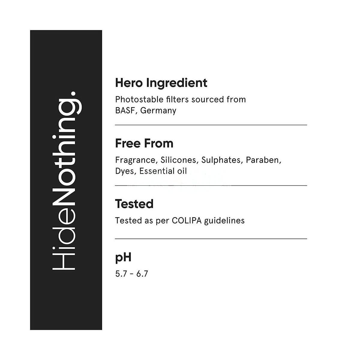 Minimalist SPF 50 Sunscreen with Niacinamide + Vitamin B5+ Vitamin F for All Skin Types 50gm