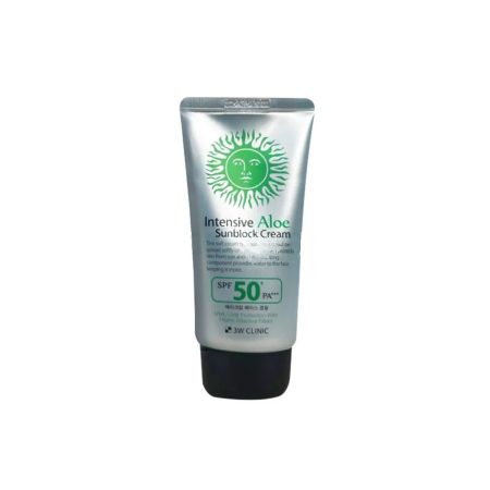 3W Clinic Intensive Aloe Sunblock Cream with SPF50+ PA+++ 70ml