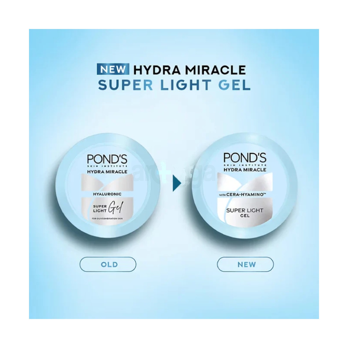 Pond's Hydra Miracle Super Light Gel with Cera-Hyamino 100ml (Imported)