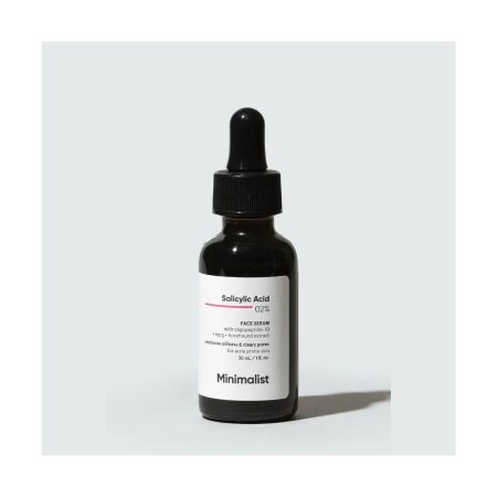Minimalist Salicylic Acid 02% Face Serum for Reducing Acne, Blackheads & Excessive Oil 30ml