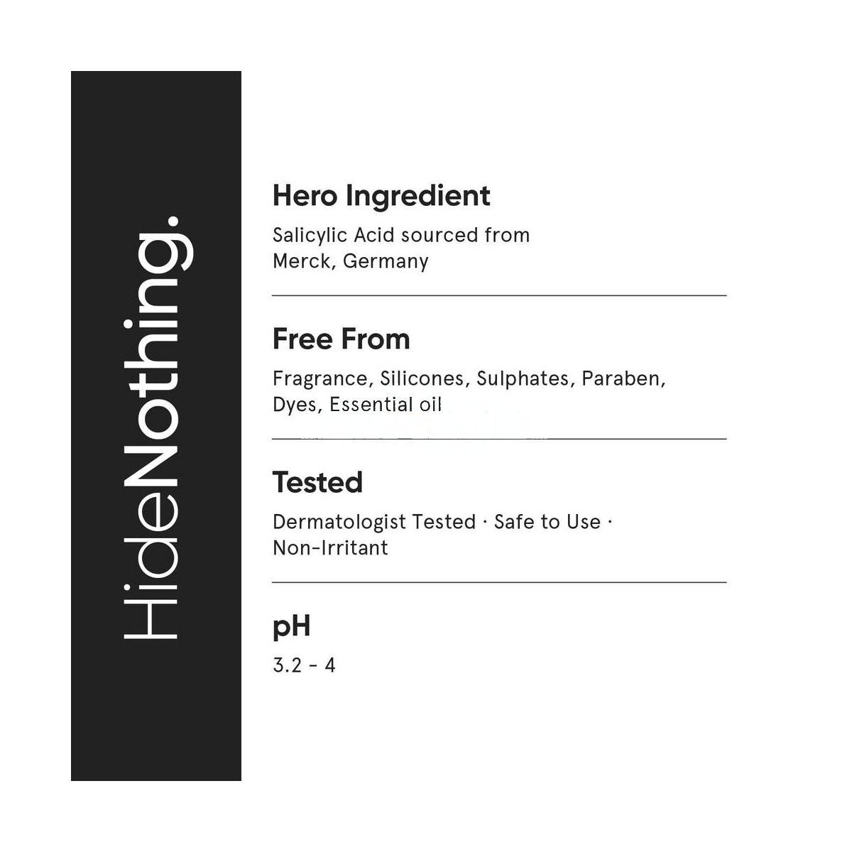 Minimalist Salicylic Acid 02% Face Serum for Reducing Acne, Blackheads & Excessive Oil 30ml