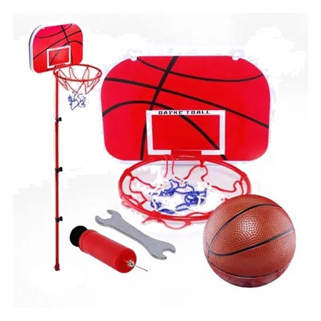 Adjustable Basketball Hoop Stand Rack Kids – Basketball Set