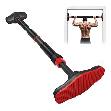 Door Pull Up Bar (60-90Cm)- Chin Up Bar, Push Up Bar, Abdominal Training Door Bar, Adjustable Length