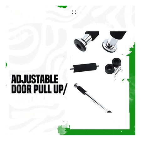 Door Pull Up Bar – Chin Up Bar, Push Up Bar, Abdominal Training Door Bar, Adjustable Length, – FitHub BD – gym equipment