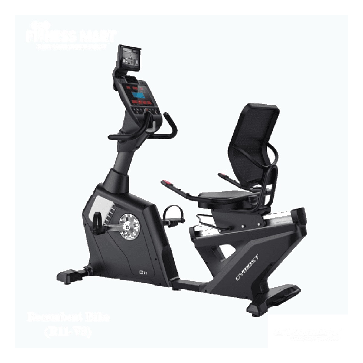 Electromagnetic Exercise Bike-GYMOST-R11-V2-Recumbent Bike