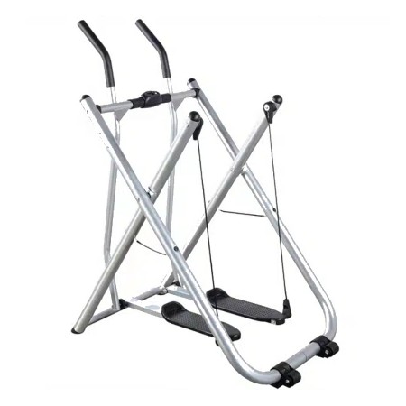 Elliptical Cross Trainer Fitness Air Walker Stepper Step Machine W/Handle Bar and LCD Monitor Glider Elliptical Machine Home Cross Trainer
