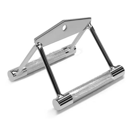 Gym Cable Attachment V Handle Double Row Close Grip Lat Bar