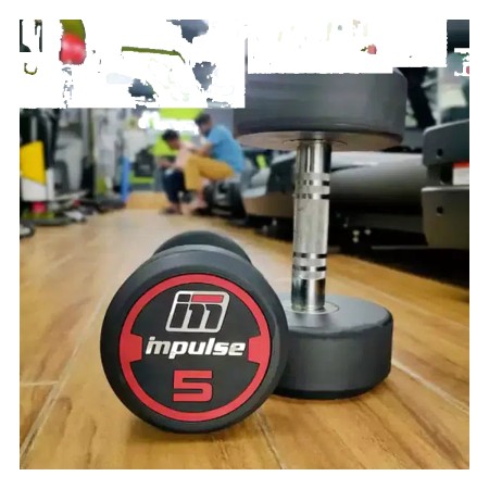 Impulse Comfortable Rubber Fixed Dumbbell