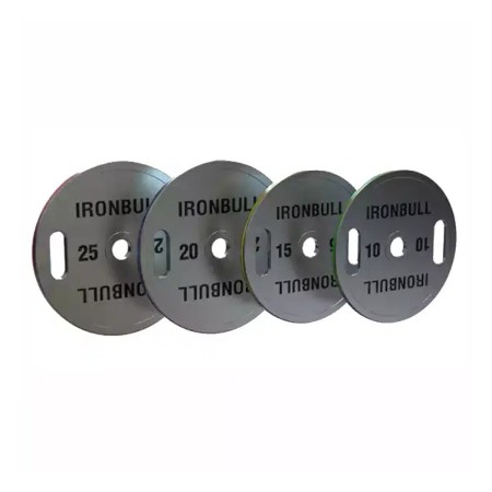 Ironbull Chromed-Coated 2-Hole Olympic Weight Plate-IR5B02