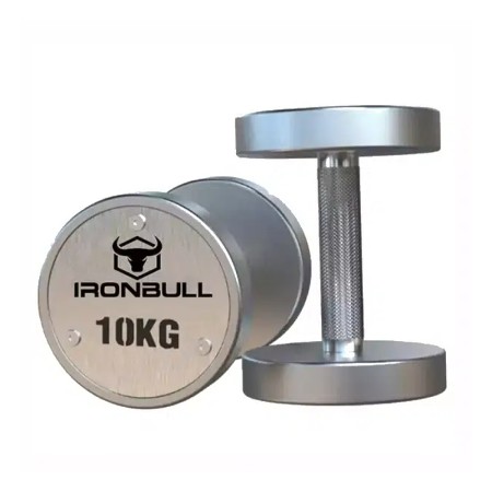 Ironbull IR3B01 Solid Steel Chrome Dumbbell 2.5Kg-30Kg Full Set-390Kg