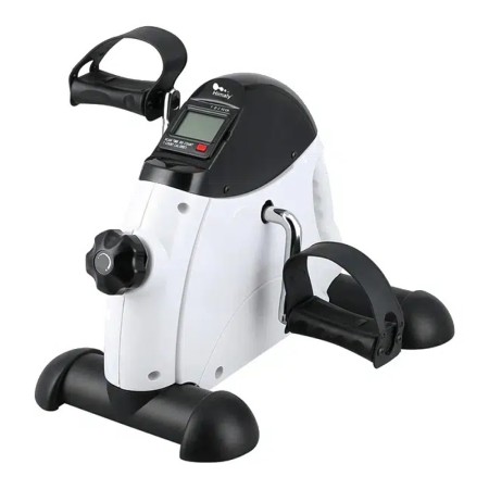 Mini Exercise Bike Portable Pedal Exerciser Gym Fitness Leg Arm Training Adjustable Resistance with LCD Display