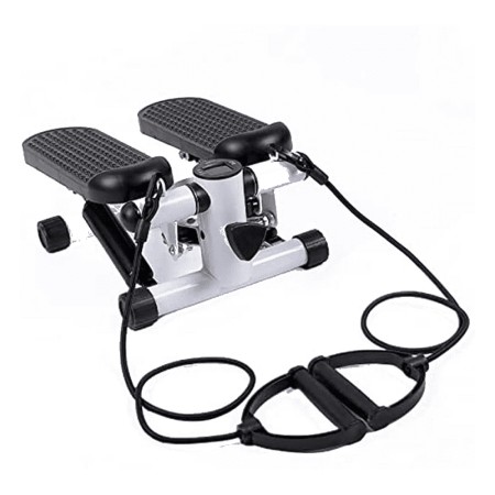 Mini Fitness Twist Stepper Electronic Display Home Exercise Equipment with Resistance Bands