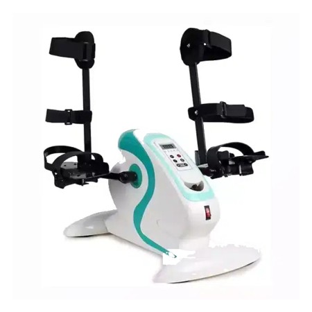Motorized Exercise Bike with Leg Support