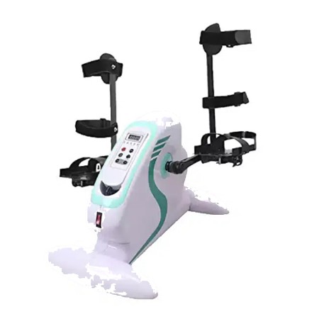 Motorized Exercise Bike with Leg Support