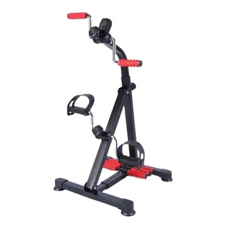 Multi-Pedal Exercise Bike- Arms & Legs Exerciser With Lower Massage Rollers