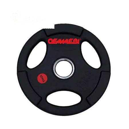 OEMMEBI Olympic Rubber Weight Plate with Stainless Steel Ring (50mm)