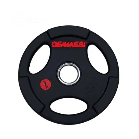 OEMMEBI Olympic Rubber Weight Plate with Stainless Steel Ring (50mm)