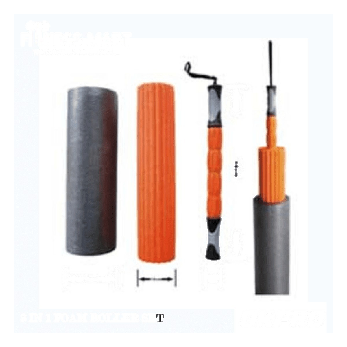 Okpro 3-In-1 Foam Roller Set
