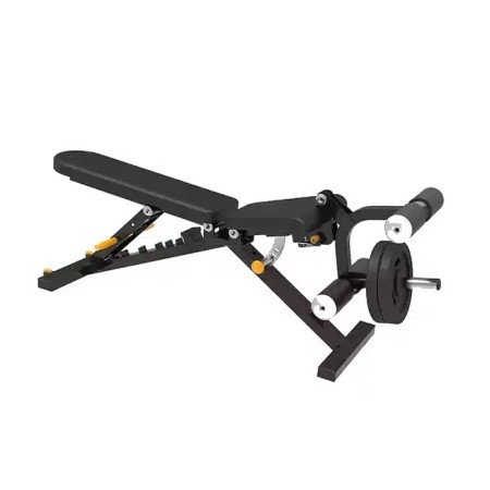 Premium Professional Super Bench Flat/Incline/Decline with Leg Extension & Leg Curl BODY CHARGE USA-1612C