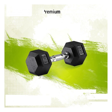Premium Quality Hex Dumbbell 5 Kg-1Pcs