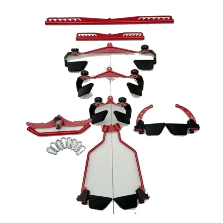 Prime Fitness USA Mag Bar Pro – 8pcs/set Lat Pull Down Grips Handle Back Blaster Strength Training Home Gym – FULL SET
