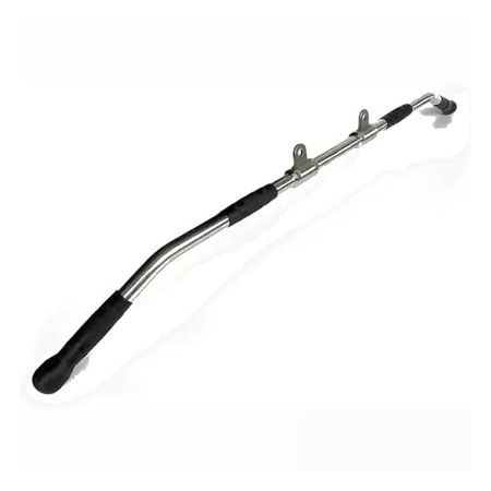 Revolving 48″ Solid LAT Bar Double Hook, Functional Trainer Dual Cable Machine Attachment