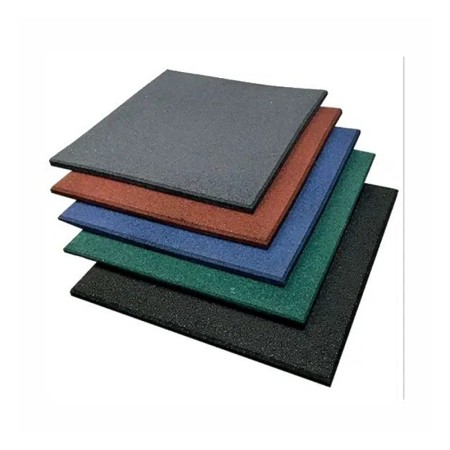 Rubber Gym Floor Mat 20 Inch by 20 Inch Thickness 20mm
