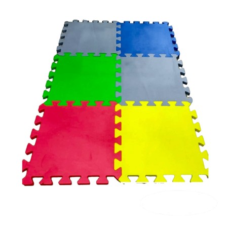 Rubber Gym Floor Mat Colorful Puzzle System 20″/20″Inch 1″ Best Quality