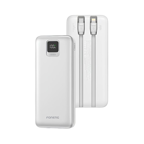 Foneng PX135 10000mAh 22.5W Power Bank With Built-in Type-C