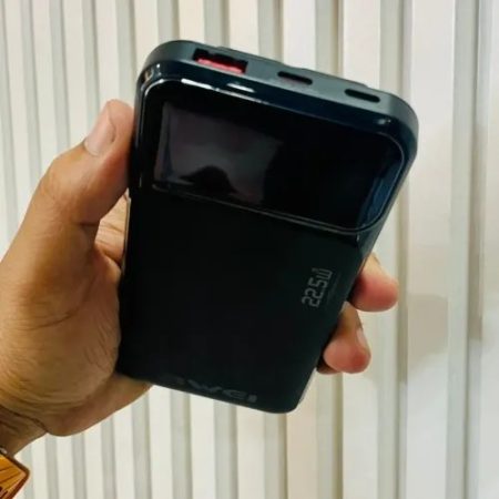 Awei PA-91 10000mah 22.5W Fast Charging Power Bank with Built‑in Cable