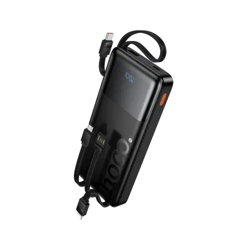 Hoco J156 Founder 10000mAh 22.5W Fast Charging Power Bank With Built-in Cables