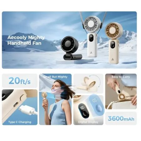 Aecooly PE02 Halo 04 Handheld Portable Fan