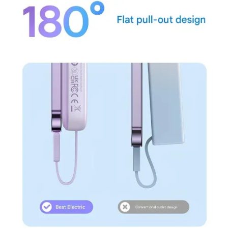 Baseus PPMD2-10 22.5W 10000mAh Power Bank With Built-in Cable