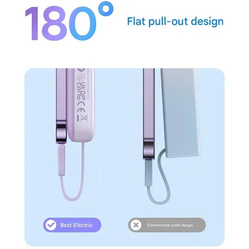 Baseus PPMD2-10 22.5W 10000mAh Power Bank With Built-in Cable