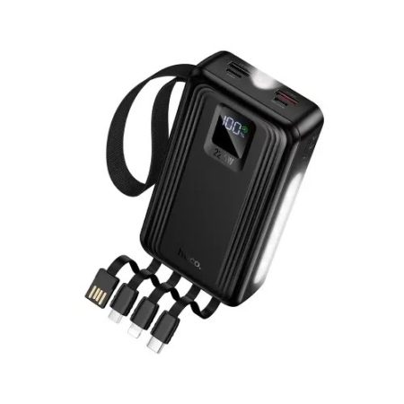 Hoco J173 Jingyao 20000mAh 22.5W Fast Charging Power Bank With Built-in Cables & Light